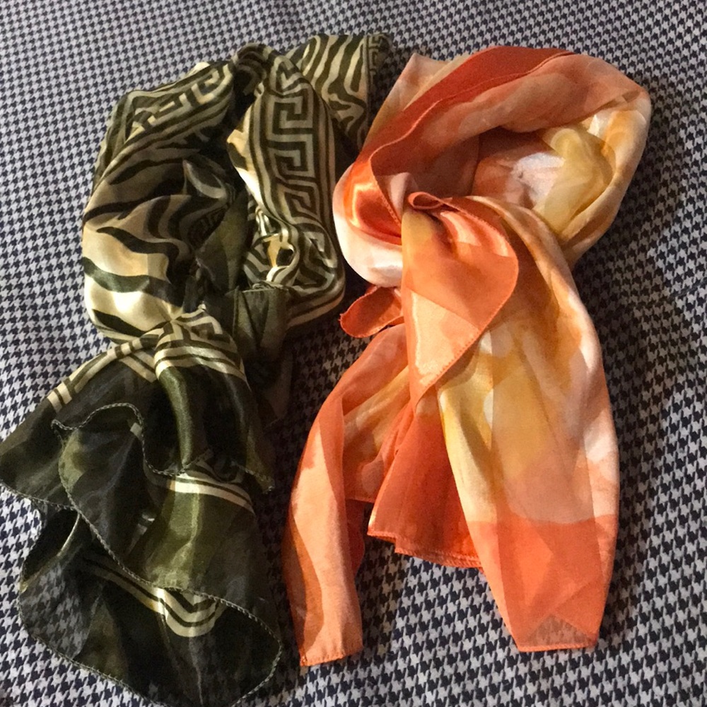 Two Silk Scarves